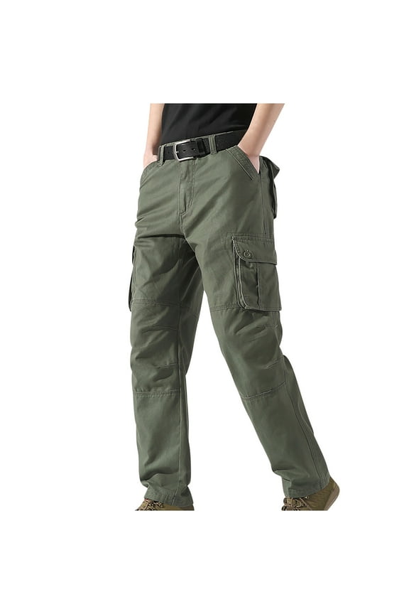 Men's Cargo Pants Taclite Pro Lightweight Performance Pants Action Waistband Work Pants Cargo Joggers Straight Tactical Pants Travel Casual Pants with Multi Pockets
