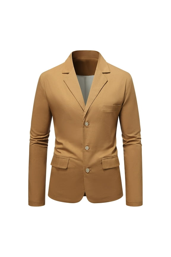 Men's Casual Blazers Big and Tall Suit Jackets Two Button Lightweight Unlined Sport Coat