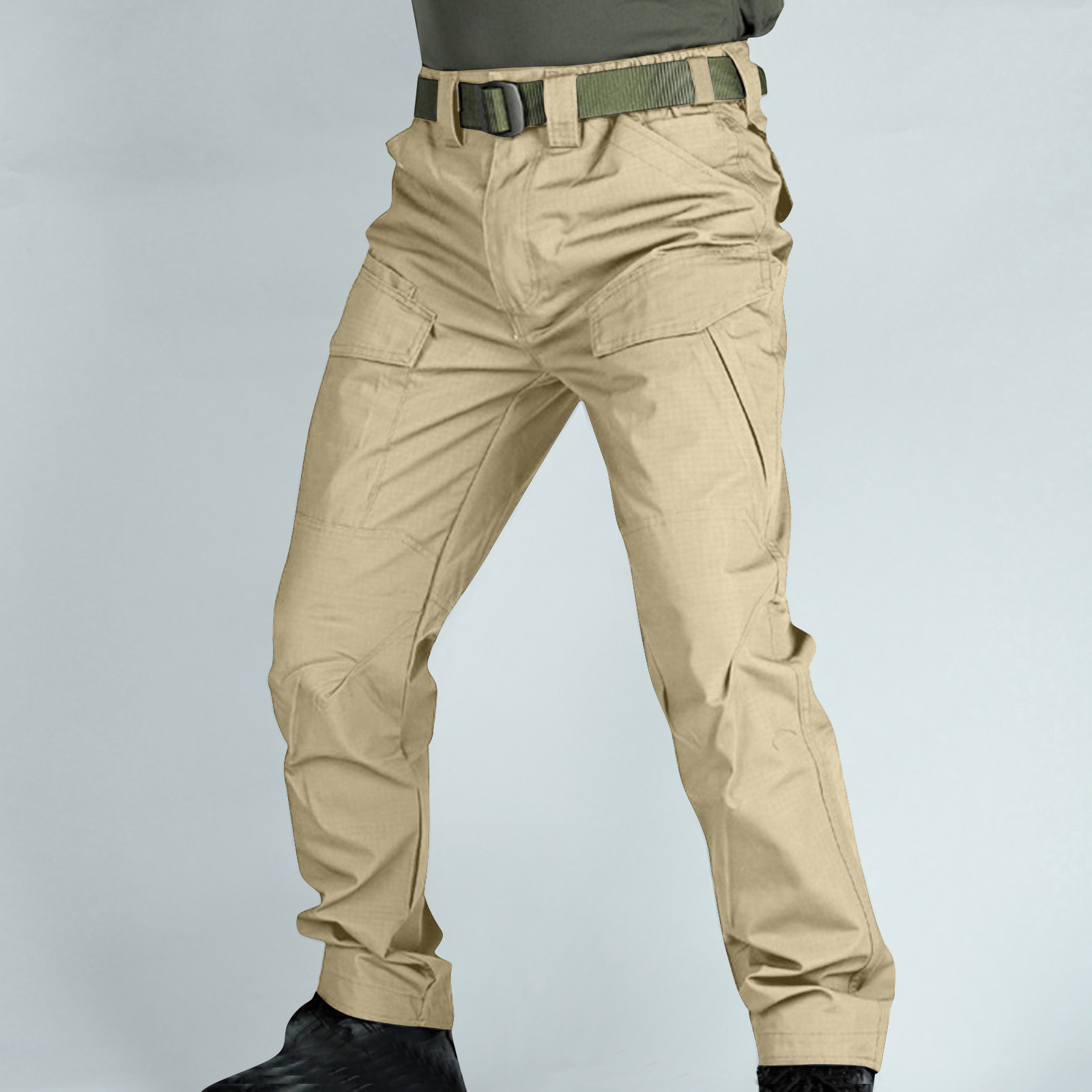 WXLWZYWL Men's Combat Cargo Pants Water-Proof Stretch Tactical Hiking ...