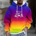thumbnail image 1 of WXLWZYWL Men's Fall Hoodies Comfy Printed Sweatshirt Tops Long Sleeve Trendy Oversized Pullover Hoodies, 1 of 1