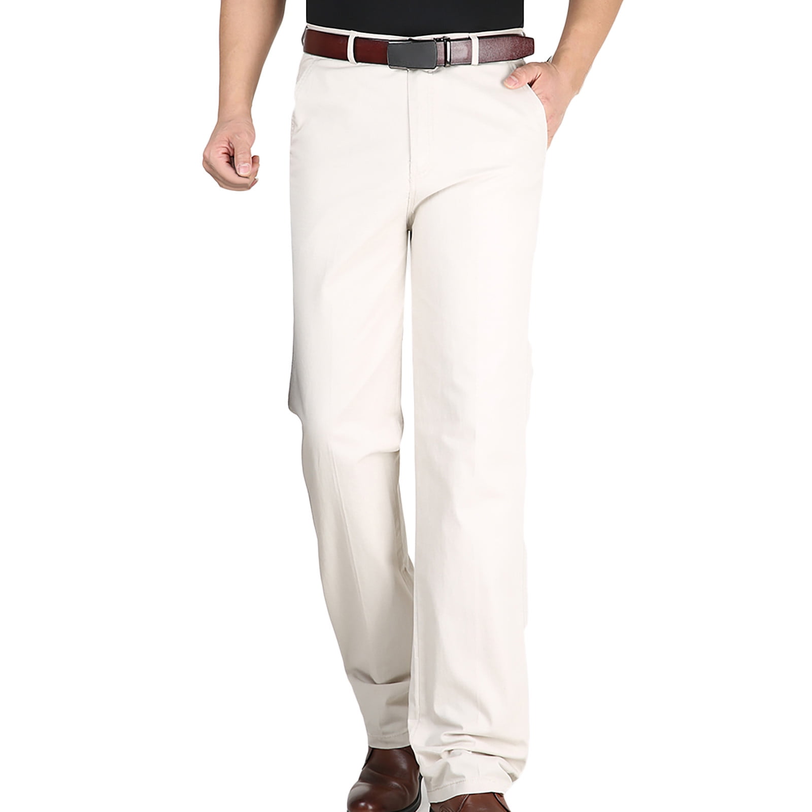 Men's Jeans Trousers Denim Pants Pocket Elastic Waist Straight Leg Plain Comfort Breathable Outdoor main image 0
