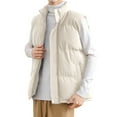 thumbnail image 1 of WXLWZYWL Men's Puffer Vest Packable Quilted Sleeveless Jacket Outerwear Winter Outdoor Warm Puffy Water-Resistant, 1 of 6