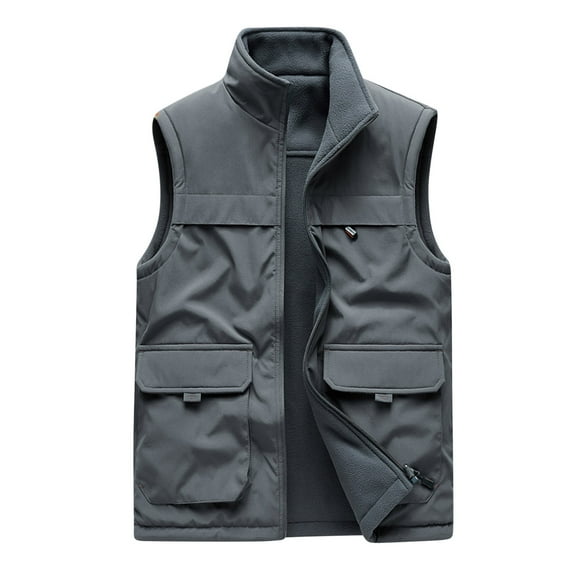 WXLWZYWL Men's Thin Sports Multi-bag Casual Quick-drying Loose Mountaineering Tooling Outdoor Jackets