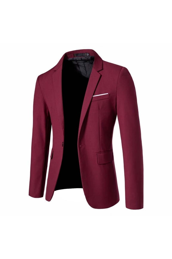 Mens Casual Blazers Sport Coat Slim Fit Suit Blazer Jacket Two Button Lightweight for Casual Business