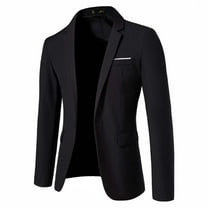 WXLWZYWL Mens Casual Blazers Sport Coat Slim Fit Suit Blazer Jacket Two Button Lightweight for Casual Business