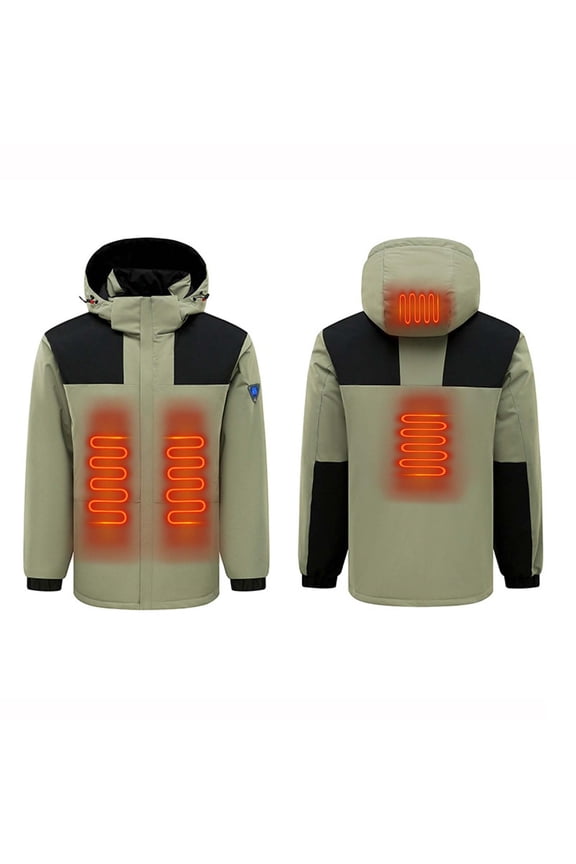 Mens Heated Hoodies Unisex,Heated Sweatshirt Pullover Hoodie Men Women,Lightweight USB Electric Heated Jacket