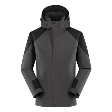 WXLWZYWL Mens Rain Jackets Waterproof with Hood Lightweight Softshell Mens Windbreaker Jackets Raincoat for Men Fall Jackets