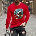 thumbnail image 1 of WXLWZYWL Mens Ugly Christmas Sweater for Holiday Funny Hoodie 3D Xmas Christmas Sweatshirt, 1 of 4