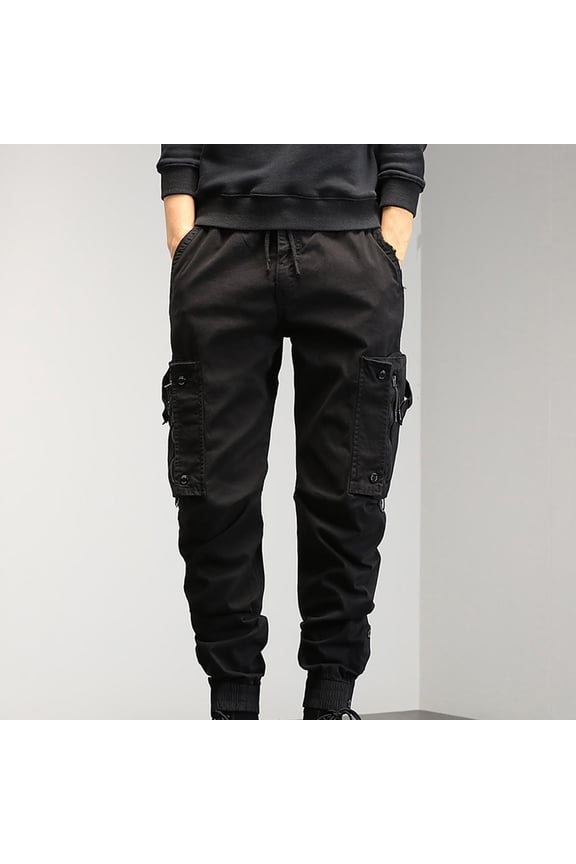 Military Cargo Pants for Men Tactical Multi-Pocket Wear-Resistant Drawstring Waist Combat Trousers Camo Joggers Hiking Cargo Pants Slim Fit Stretch Casual Pants