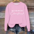 thumbnail image 1 of WXLWZYWL Oversized Christmas Sweatshirts for Women 2024 Ugly Christmas Sweaters Cute Reindeer Graphic Crewneck Pullover Tops, 1 of 3