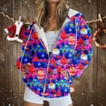 thumbnail image 1 of WXLWZYWL Oversized Hoodie for Women Zip Up Christmas Bell Y2K Fleece Long Sleeve Jacket Coat Xmas Sweatshrits, 1 of 5