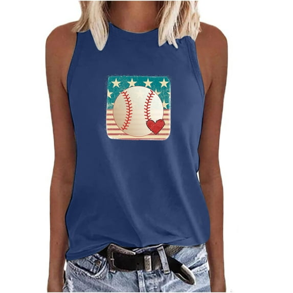 WXLWZYWL Plus Size Tank Tops for Women Loose Fit Baseball Mom Maternity Tops Shirts for Women Flowy Tank Tops for Women Womens Baseball Jersey Plus Size Boho Dress for Women