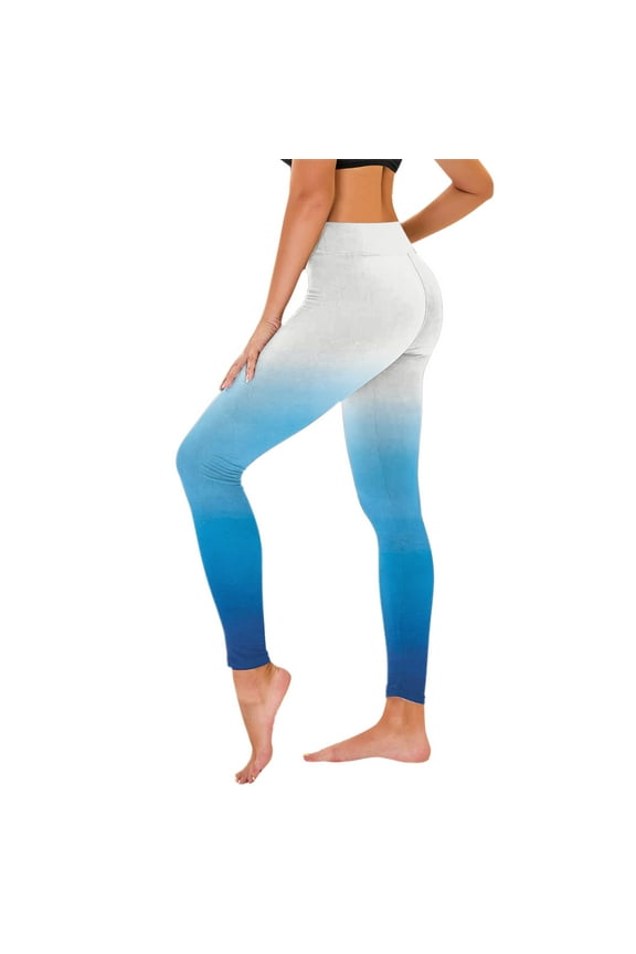 Scrunch Butt Lifting Leggings for Women Seamless High Waisted Gradient Workout Leggings Ombre Tie Dye Gym Yoga Pants