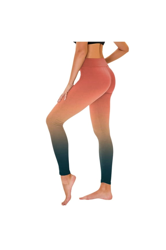 Scrunch Butt Lifting Leggings for Women Seamless High Waisted Gradient Workout Leggings Ombre Tie Dye Gym Yoga Pants