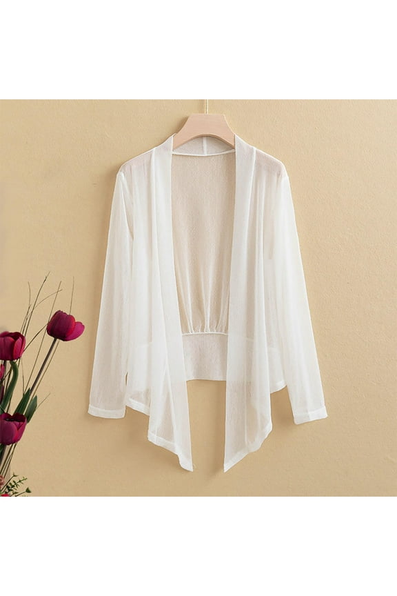 Sheer Kimono Cardigans for Women - Elegant Dusters - Open Front Lightweight Long Cover Up Jackets Capes Ideal for Dresses