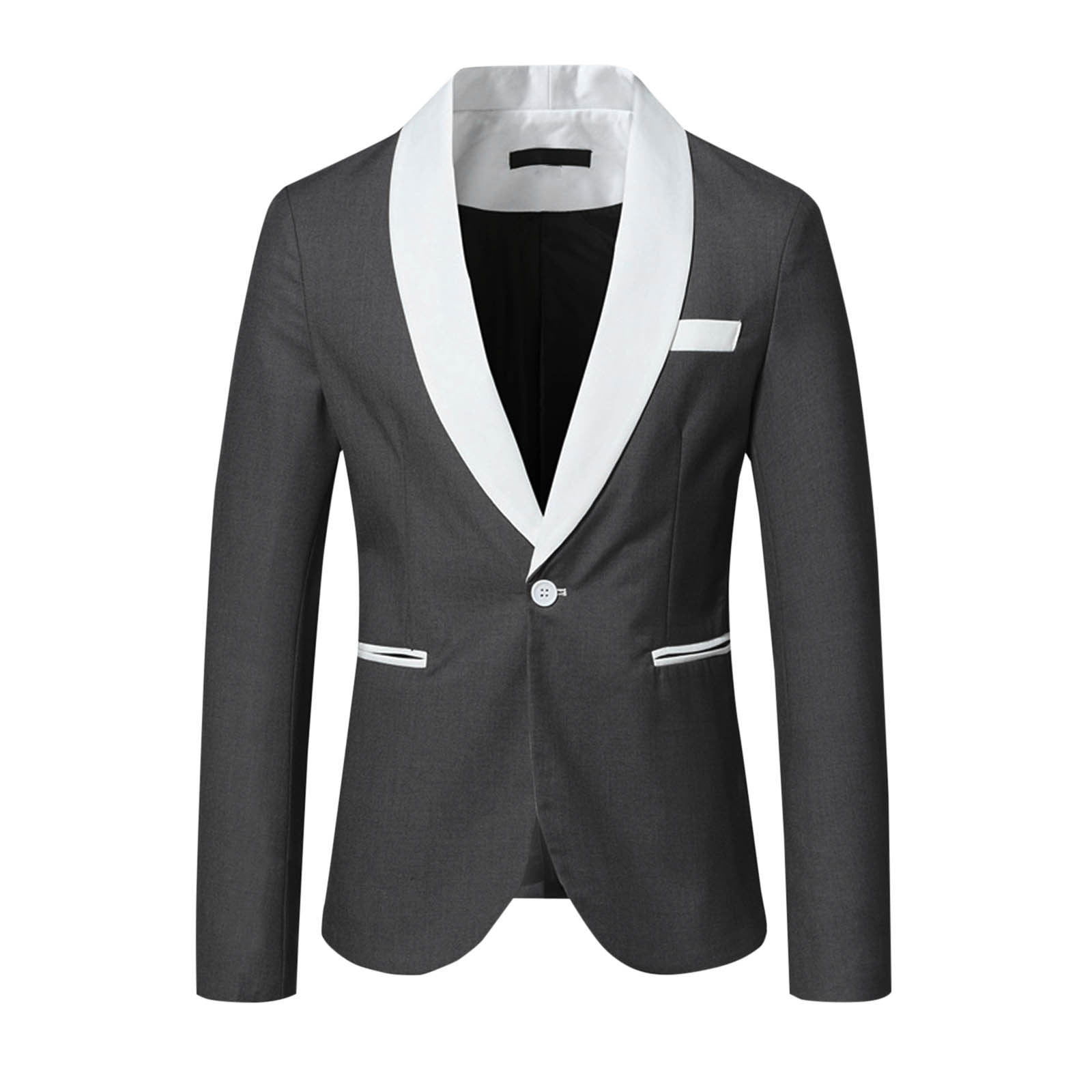 YULUOSHA Veste Blazer Homme Slim Fit Sequins - Tuxedo Mariage Prom