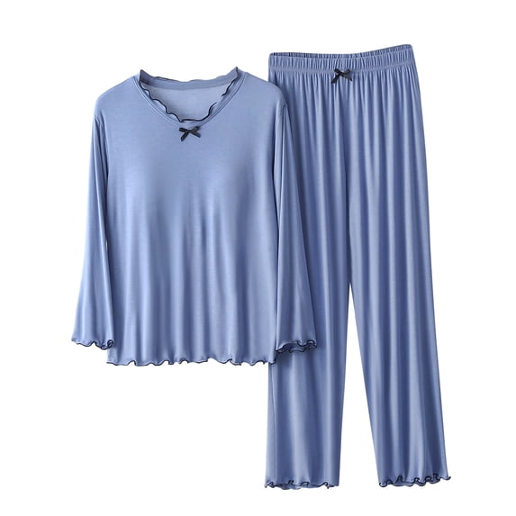 WXLWZYWL Summer Saving Clearance Sale Deals Pajama Sets for Women 2 Piece Outfits Lounge Sleepwear Short Sleeve Tops with Built in Bra Shorts Sets Comfort Soft Pjs Sets