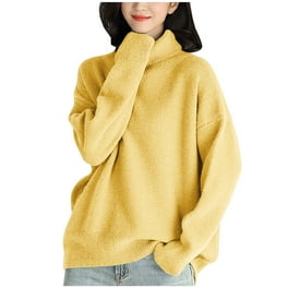 Sizzling Savings WXLWZYWL Sweaters for Women Clearance Plus Size Casual Colorful Long Sleeve off Shoulder Knit Sweater Crew Neck Sweater White Walmart