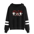 thumbnail image 1 of WXLWZYWL Trendy Sweatshirts For Women 2023 Women Casual Hooded Slim-Fit Christmas Printing Double Horizontal Coat, 1 of 2