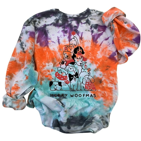 WXLWZYWL Trendy Sweatshirts For Women 2023 Women Long Sleeves Casual Christmas Printing Crewneck Loose Pullover Sweatshirt Tunic Tops