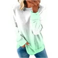 thumbnail image 1 of WXLWZYWL Trendy Sweatshirts For Women 2023 Women'S Casual Round Neck Long-Sleeved Printed Top Hoodie No Hoodie, 1 of 5