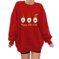 thumbnail image 1 of WXLWZYWL Trendy Sweatshirts For Women 2023 Women'S Printed Loose Long Sleeve Blouse Round Neck Casual Pullover Tops sweatshirtshirt, 1 of 4