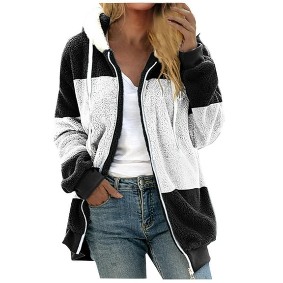 WXLWZYWL Trendy Sweatshirts For Women 2023 Women'S Zipper V-Neck Pullover Tops Long Sleeve Hooded Blouse Sweatshirt