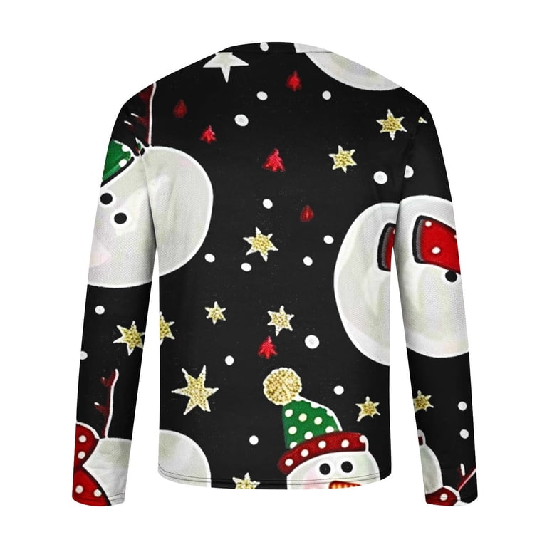 WXLWZYWL Ugly Christmas Sweater Light Up Funny Party Pullover Men