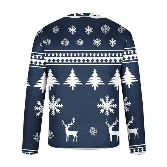 WXLWZYWL Ugly Christmas Sweater Light Up Funny Party Pullover Men Holiday Knit Pullover Matching Ugly Christmas Sweater Sweatshirts