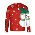 thumbnail image 1 of WXLWZYWL Ugly Christmas Sweater Light Up Funny Party Pullover Men Holiday Knit Pullover Matching Ugly Christmas Sweater Sweatshirts, 1 of 4