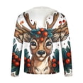 thumbnail image 1 of WXLWZYWL Ugly Christmas Sweater Light Up Funny Party Pullover Men Holiday Knit Pullover Matching Ugly Christmas Sweater Sweatshirts, 1 of 4