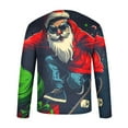 thumbnail image 1 of WXLWZYWL Ugly Christmas Sweater Light Up Funny Party Pullover Men Holiday Knit Pullover Matching Ugly Christmas Sweater Sweatshirts, 1 of 4