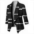 thumbnail image 1 of WXLWZYWL Winter Coats for Women Plus Size Clearance Women'S Casual Blazer Open Front Lapel Long Sleeve Stripe Print Suit Work Office Jackets Blazer, 1 of 5
