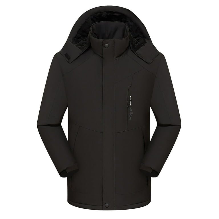 WXLWZYWL Plus Size Women's Winter Coat with Detachable Cap