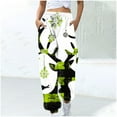 thumbnail image 1 of WXLWZYWL Women Merry Christmas Sweatpants Drawstring Jogger Snowflake Fun Print Elastic Waist Casual Trousers Warm Comfy Pants with Pockets, 1 of 5