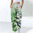 thumbnail image 1 of WXLWZYWL Women Merry Christmas Sweatpants Drawstring Jogger Snowflake Fun Print Elastic Waist Casual Trousers Warm Comfy Pants with Pockets, 1 of 5
