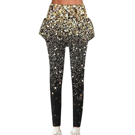 WXLWZYWL Women's Casual Pants for Fall Sports Striped Yoga Pants Classic Slim High Waist Running Legging Trousers