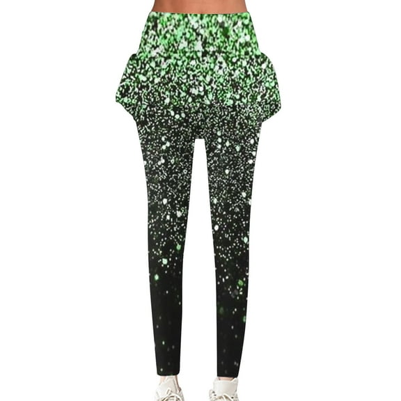 WXLWZYWL Women's Casual Pants for Fall Sports Striped Yoga Pants Classic Slim High Waist Running Legging Trousers