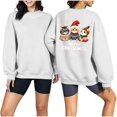 thumbnail image 1 of WXLWZYWL Women's Christmas Graphic Sweatshirt Fall Winter Crewneck Long Sleeve Holiday Pullover Loose Fit Warm Sweatshirts, 1 of 6