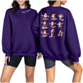 thumbnail image 1 of WXLWZYWL Women's Christmas Graphic Sweatshirt Fall Winter Crewneck Long Sleeve Holiday Pullover Loose Fit Warm Sweatshirts, 1 of 6