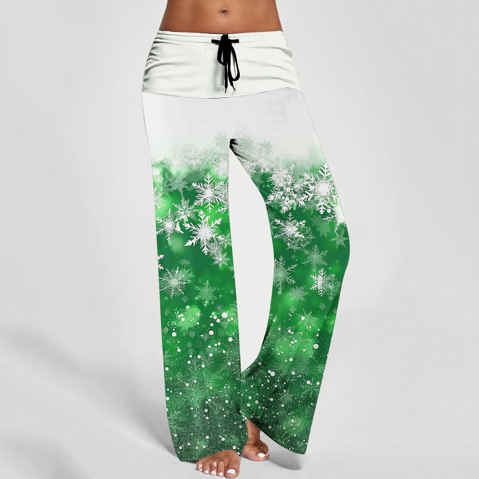 WXLWZYWL Women's Christmas Pajama Pants Comfy Pajamas Drawstring ...