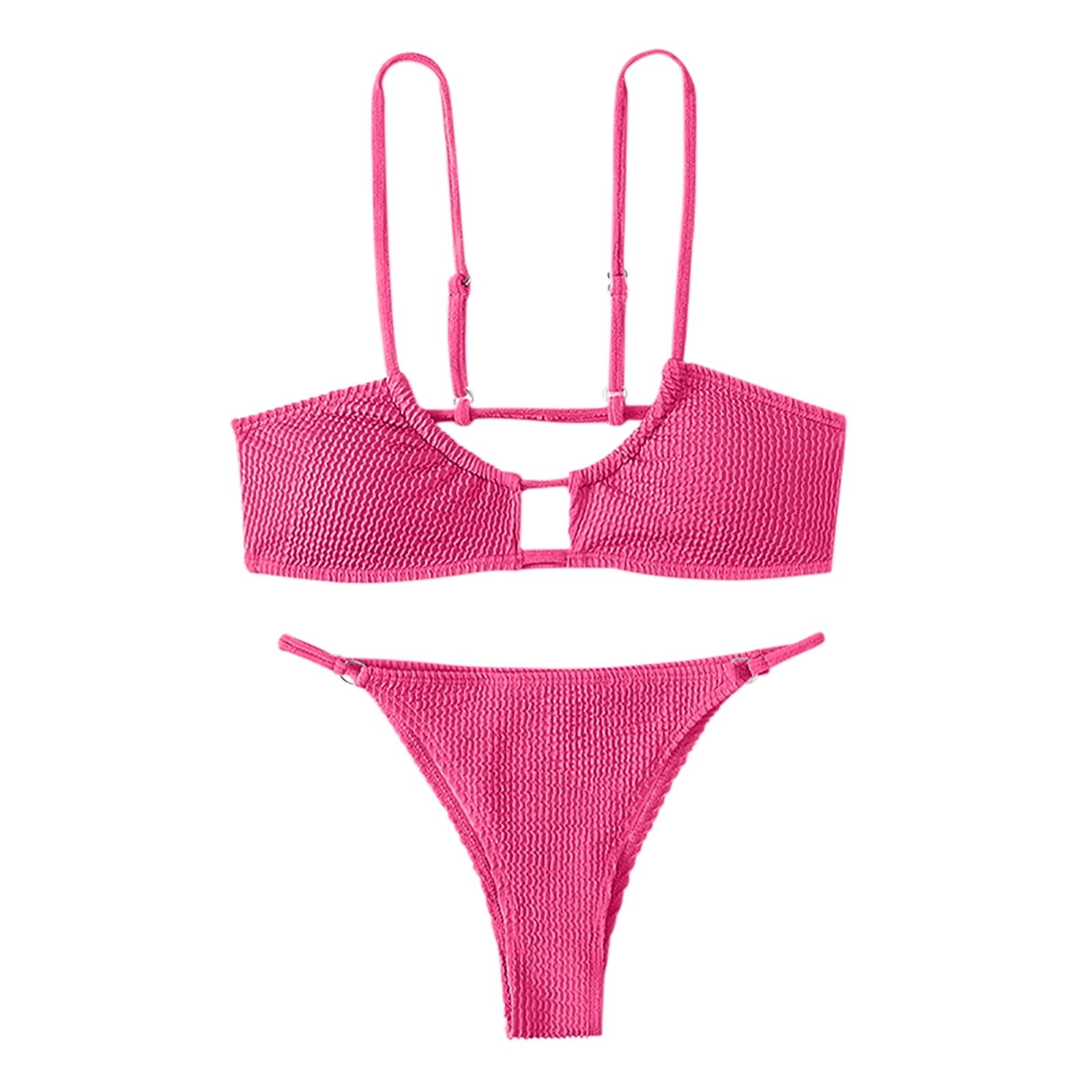Amazon.com: Splicing Sparkling Glitter Mid Waist Bikini