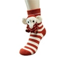 thumbnail image 1 of WXLWZYWL Womens 3D Plush Animal Socks, Funny Novelty Knit Crew Socks, Winter Warm Cozy Gift for Girls Teens, Shoe Size 5.5-8.5, 1 of 6