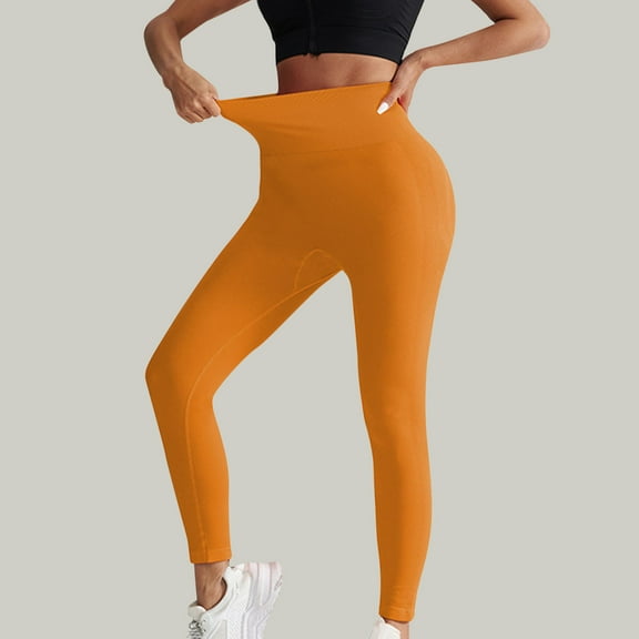 WXLWZYWL Womens Butter Soft High Waisted Leggings Ultra Soft Stretch Opaque Slim Yoga Legging Tummy Control