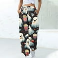 thumbnail image 1 of WXLWZYWL Womens Halloween Sweatpants Graphic Print Pants Drawstring Waist Joggers Casual Lounge Pants Athletic Workout Pants, 1 of 5