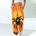 thumbnail image 1 of WXLWZYWL Womens Halloween Sweatpants Graphic Print Pants Drawstring Waist Joggers Casual Lounge Pants Athletic Workout Pants, 1 of 5