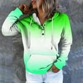 thumbnail image 1 of WXLWZYWL Womens Hoodies Pullover Button Up Long Sleeve Gradient Hooded Sweatshirts Tops with Pocket Trendy Clothing 2024, 1 of 5