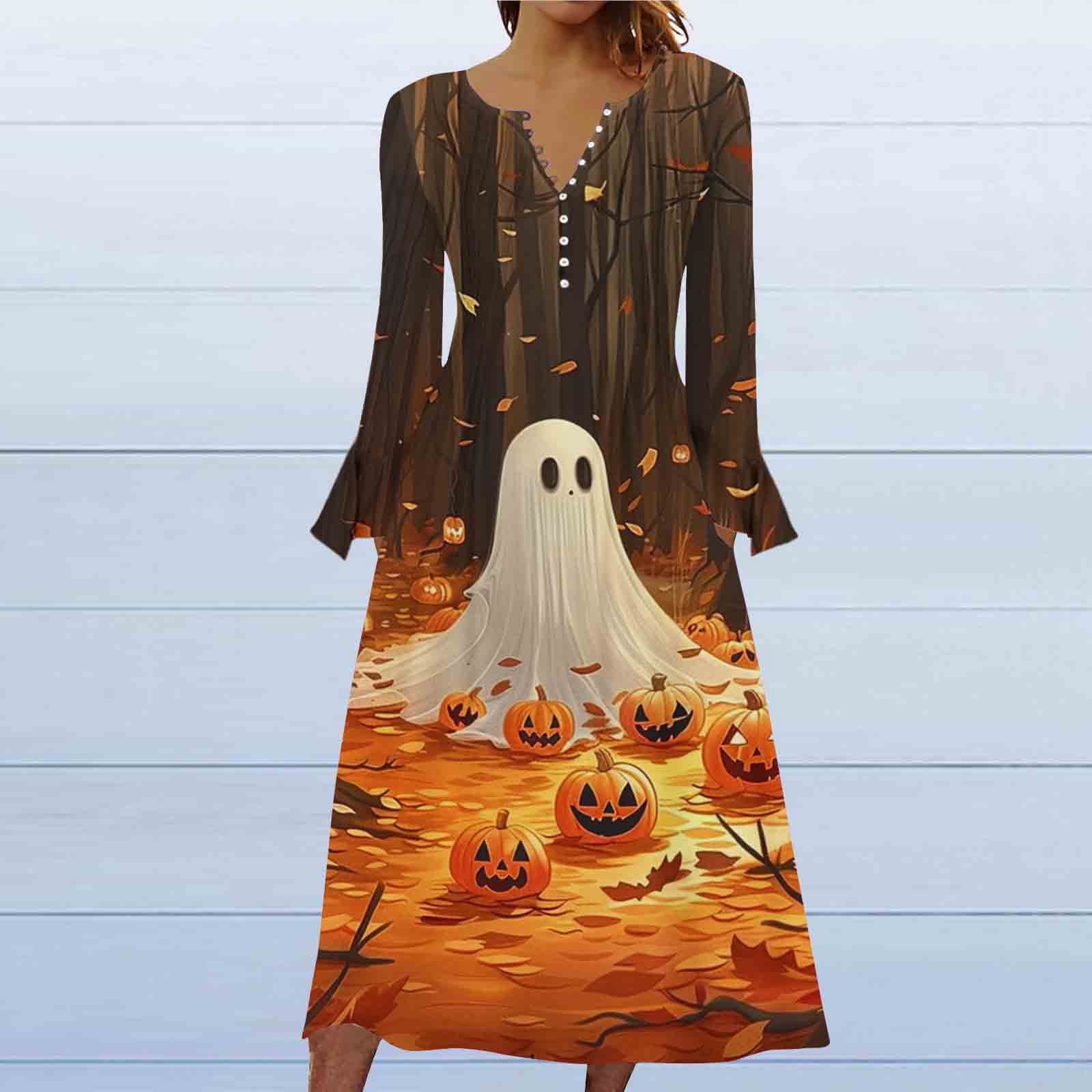 halloween fit and flare dress Amazon.com: Women's Gothic Dress Long Flare Sleeve Dresses Lace Cutout Black Split Goth Steampunk Vintage Dress Halloween Costume : Clothing, Shoes & Jewelry