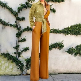 Womens Jumpsuits Yellow Velvet Jumpsuit Velvet Jumpsuits For