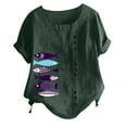 thumbnail image 1 of WXLWZYWL Womens Summer Tops My Orders Placed Recently by Me Graphic Tees for Women V Neck Blouses for Women Hawaiian Shirts for Women Tank Bodysuit for Women, 1 of 5